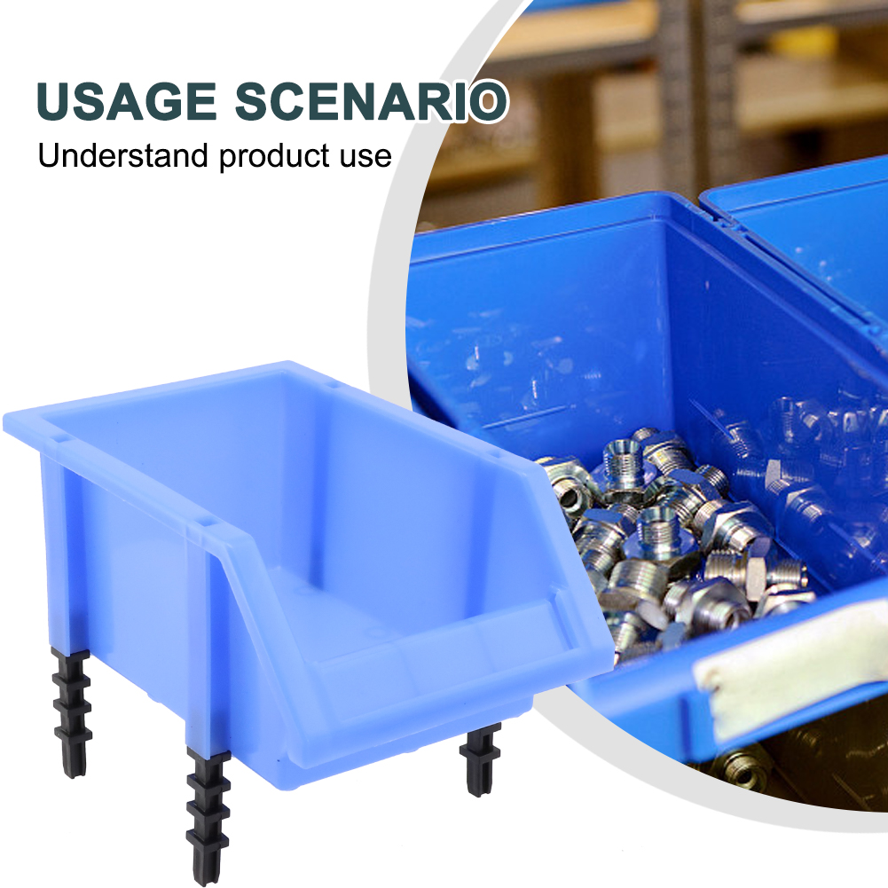 Workshop Tools Classification - 1pc Stackable Plastic Hardware Parts Storage