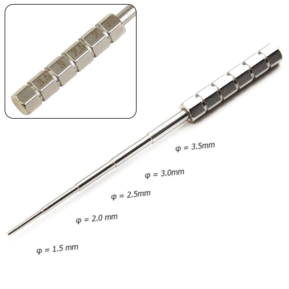 Tools Vape - 1pc 1.5/2/2.5/3/3.5mm Stainless Steel-Wire Winding Rods