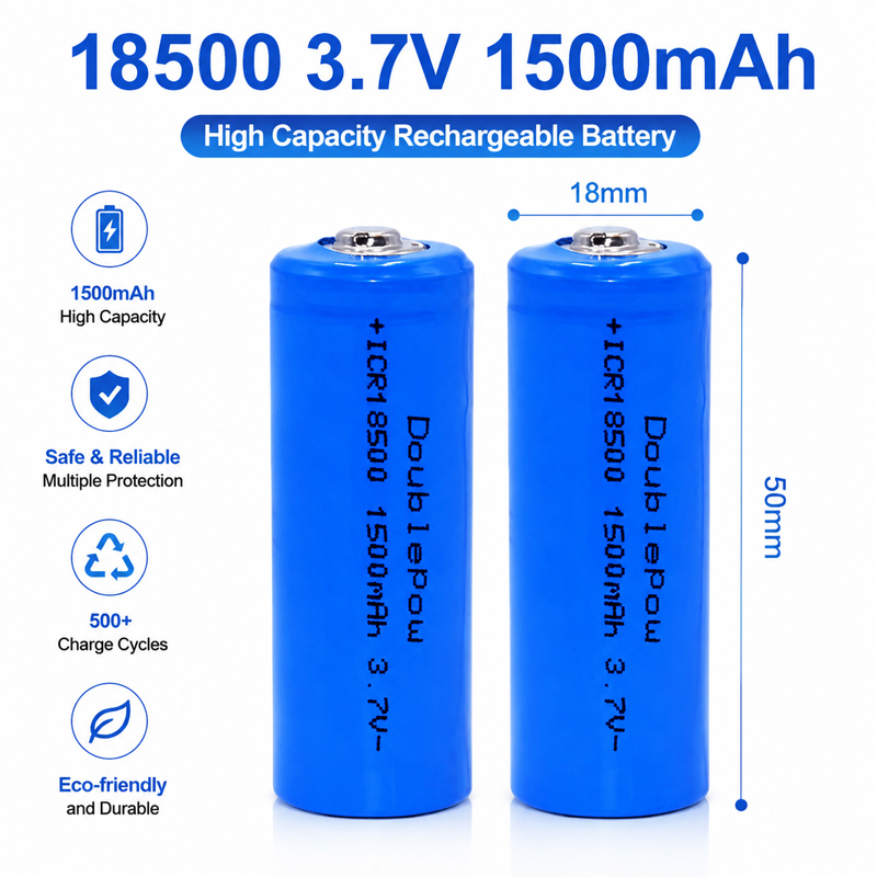 Tools Vape - 18500 3.7V 1500mAh Real Capacity Rechargeable