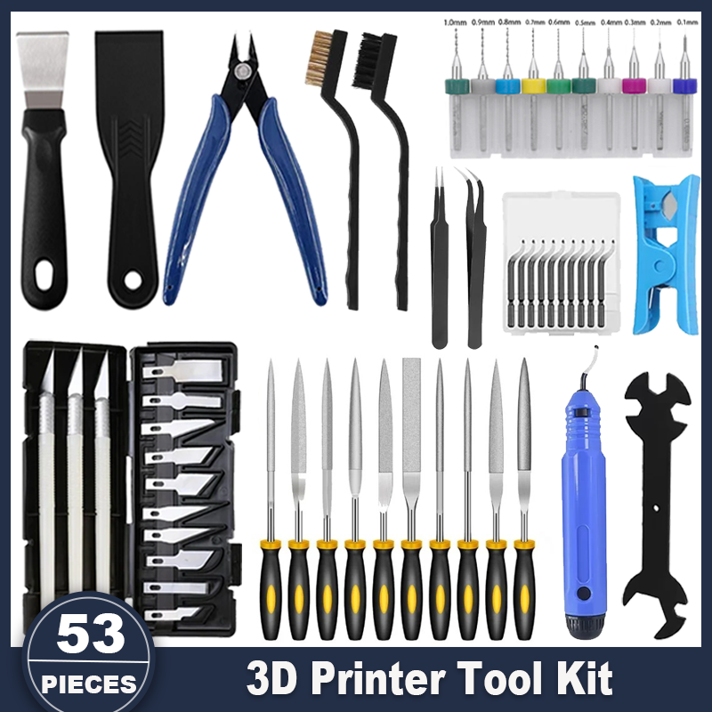 Tools Vape - 3D Printer Tools Kit, 53pcs 3D