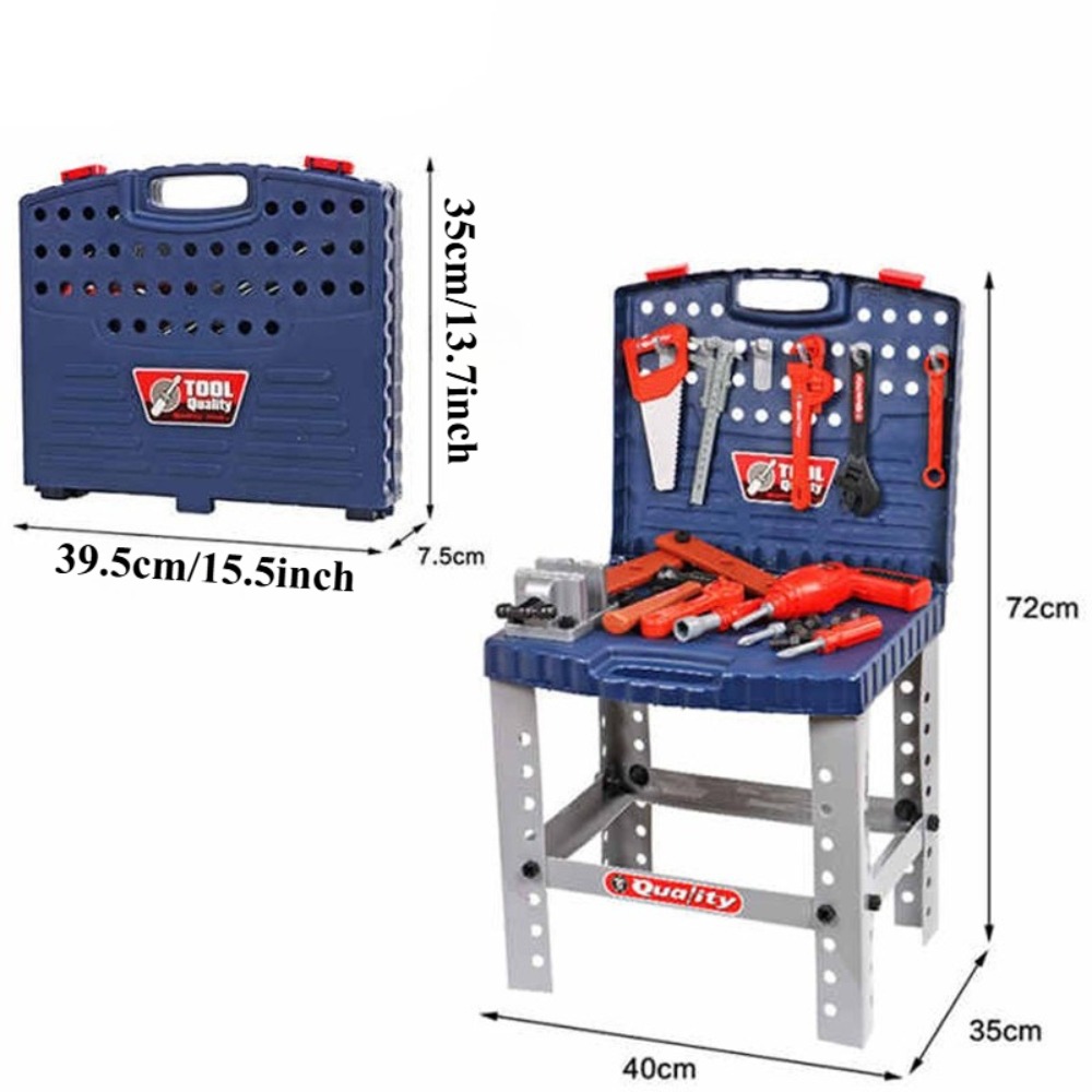 Kids Toy Tool Workbench with R - Tools Workshop Kids ulasan dan harga