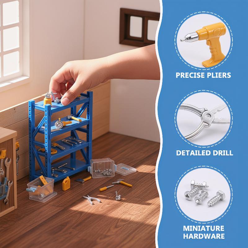 Premium 30Pcs Mini Tools Set 1 - Workshop Tools Toy ulasan dan harga