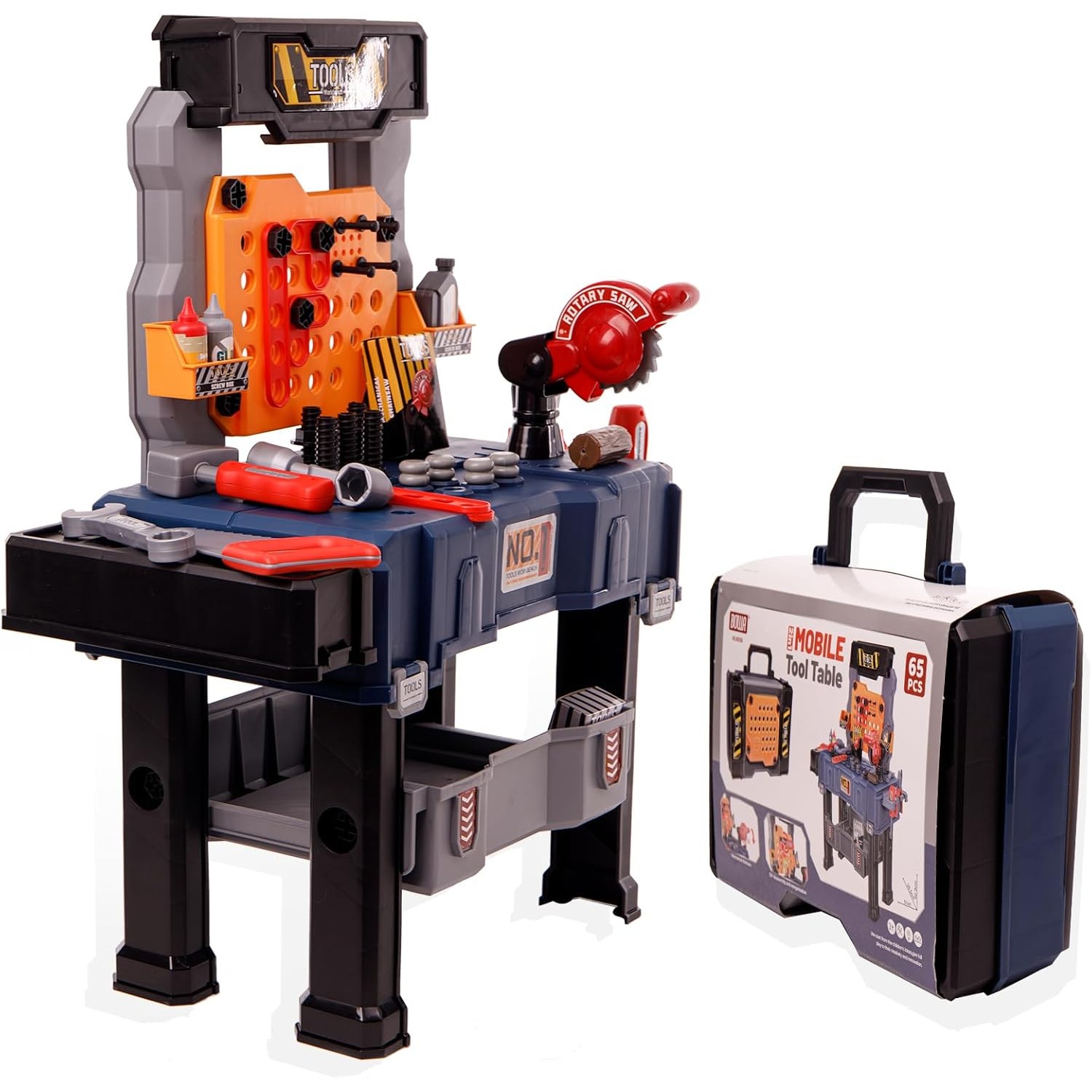 65PCS Kids Tool Bench Set Pret - Tools Workshop Kids ulasan dan harga