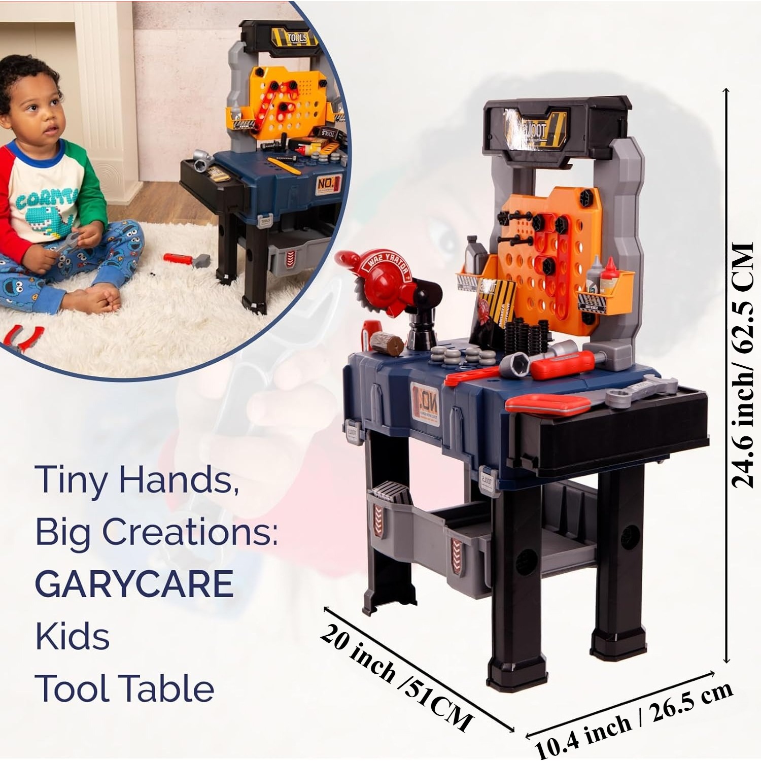 65PCS Kids Tool Bench Set Pret - Tools Workshop Kids ulasan dan harga