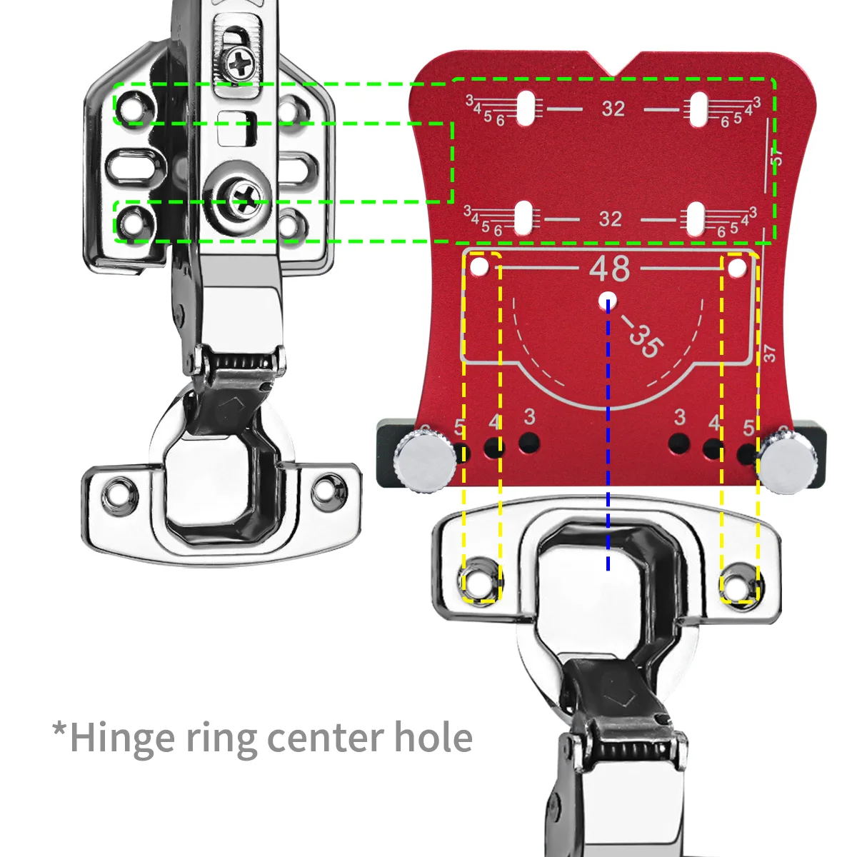 35mm Hinge Hole Positioning Te - Dowel Jig Kit ulasan dan harga