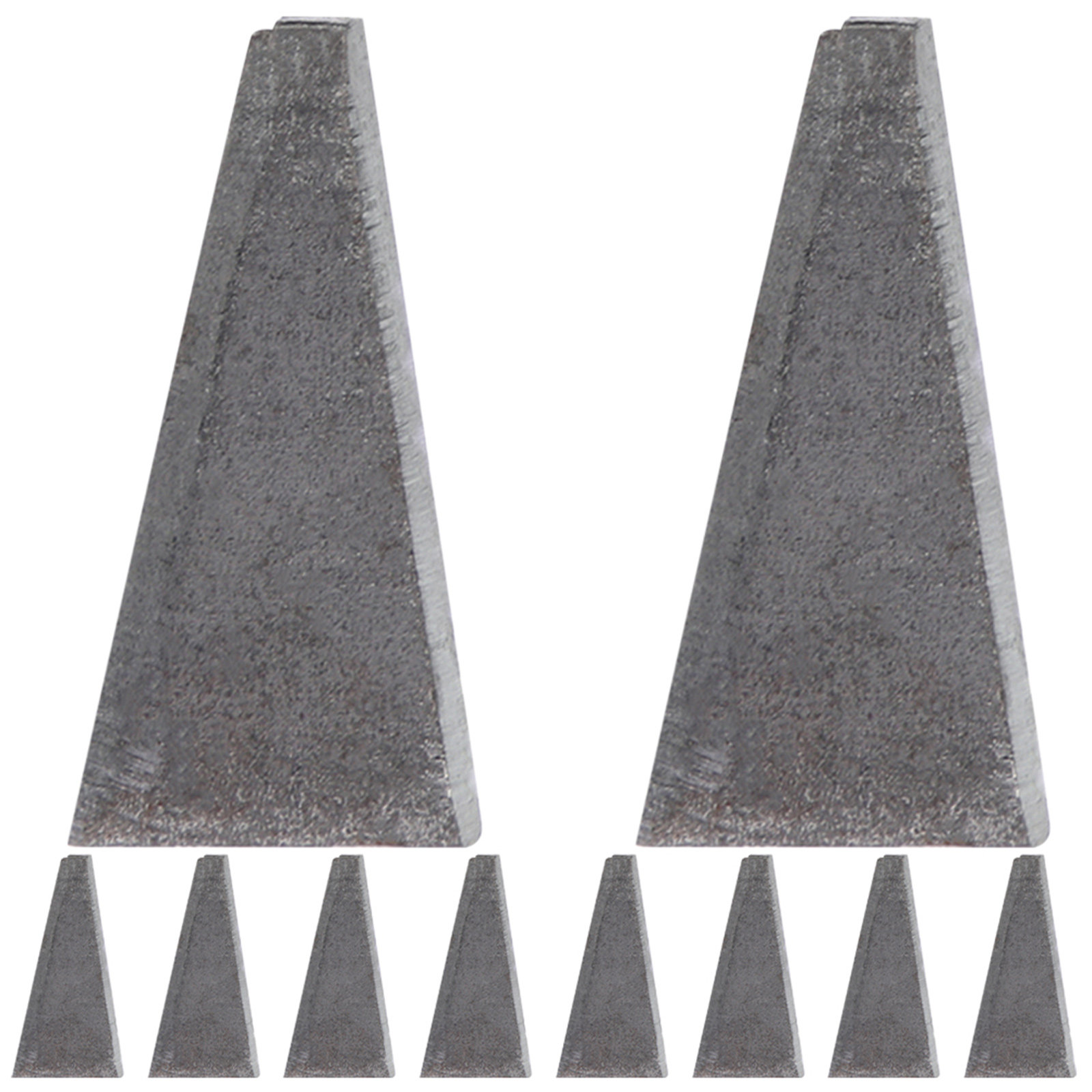 10pcs Axe Wedge Triangular Ham - Mallet Wood Carving ulasan dan harga