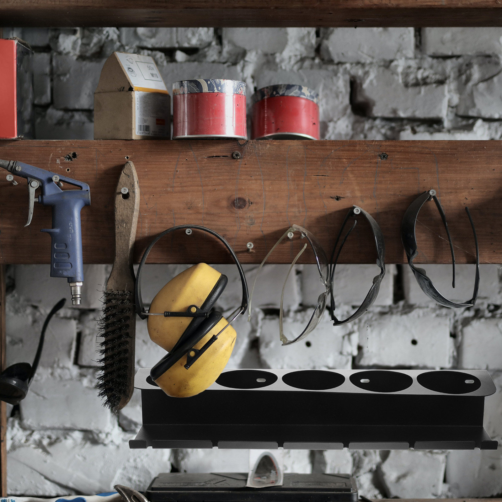 1Set Heavy Duty Metal Power To - Workshop Tools Organizer ulasan dan harga