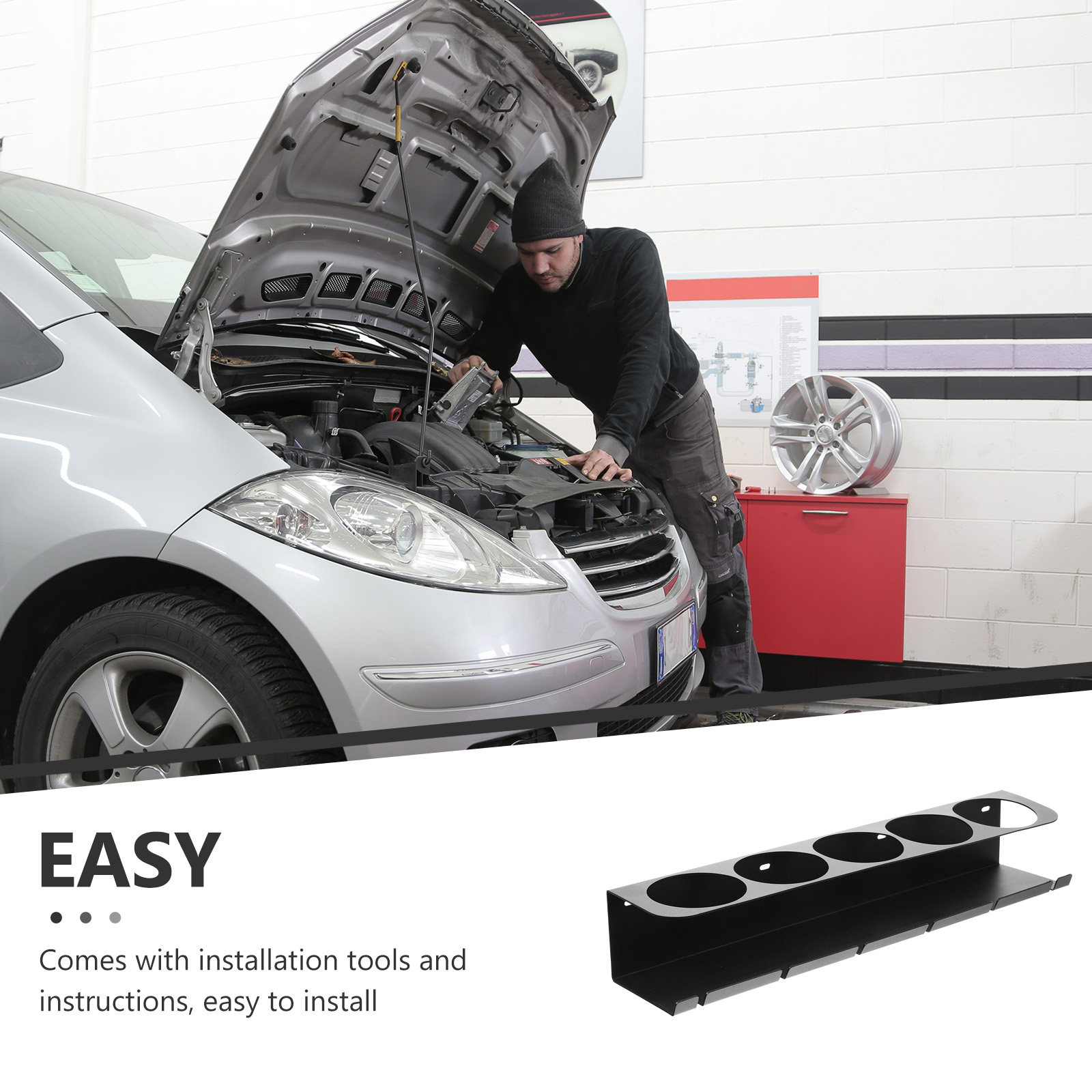 1Set Heavy Duty Metal Power To - Workshop Tools Organizer ulasan dan harga