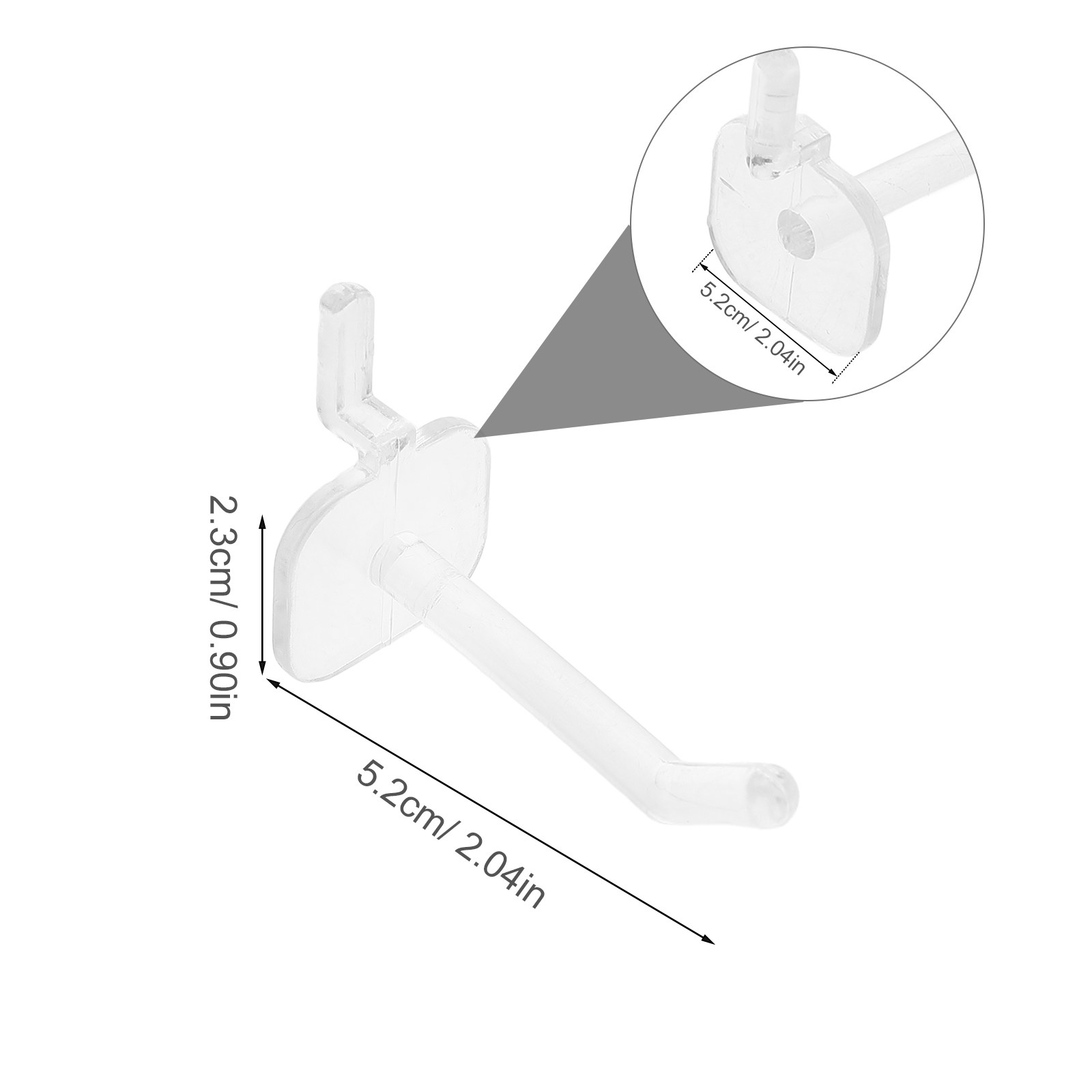 50Pcs High Visibility Clear Pl - Workshop Tools.Hanging Board ulasan dan harga