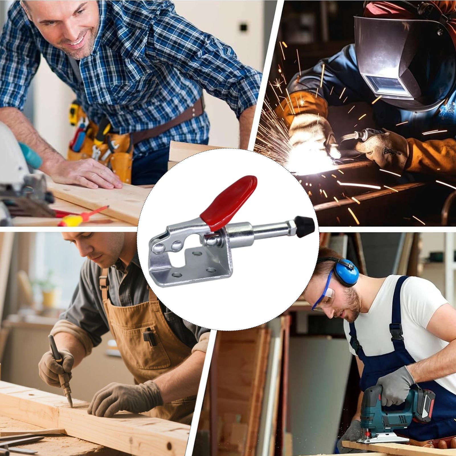 Horizontal Toggle Clamp 45kg H - Welding Tools In Workshop ulasan dan harga
