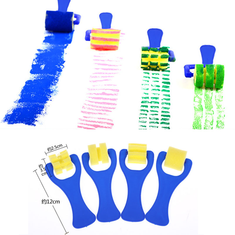Children Toddler Sponge Stamp  - Tools Workshop Kids ulasan dan harga