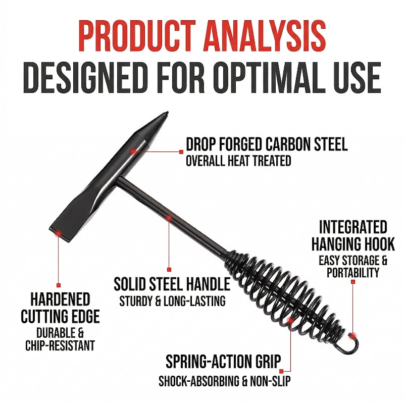 Welding Forged Slag Hammer Hig - Welding Tools In Workshop ulasan dan harga
