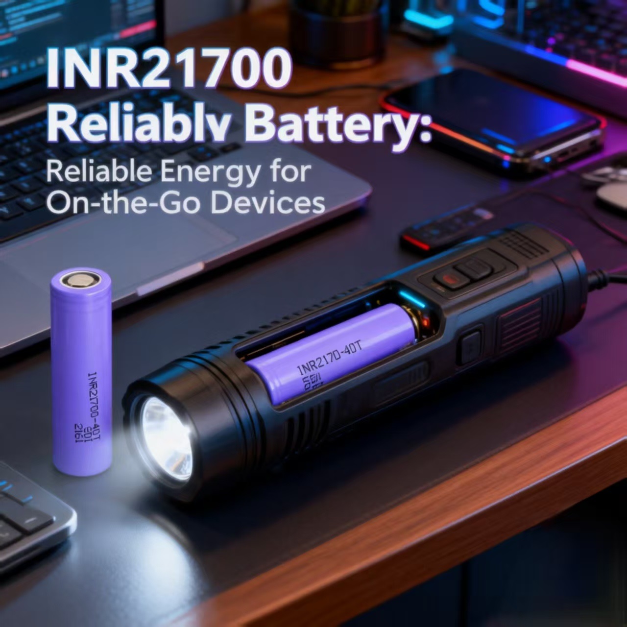 INR21700 4000mAh 3.7V Recharge - Tools Vape ulasan dan harga