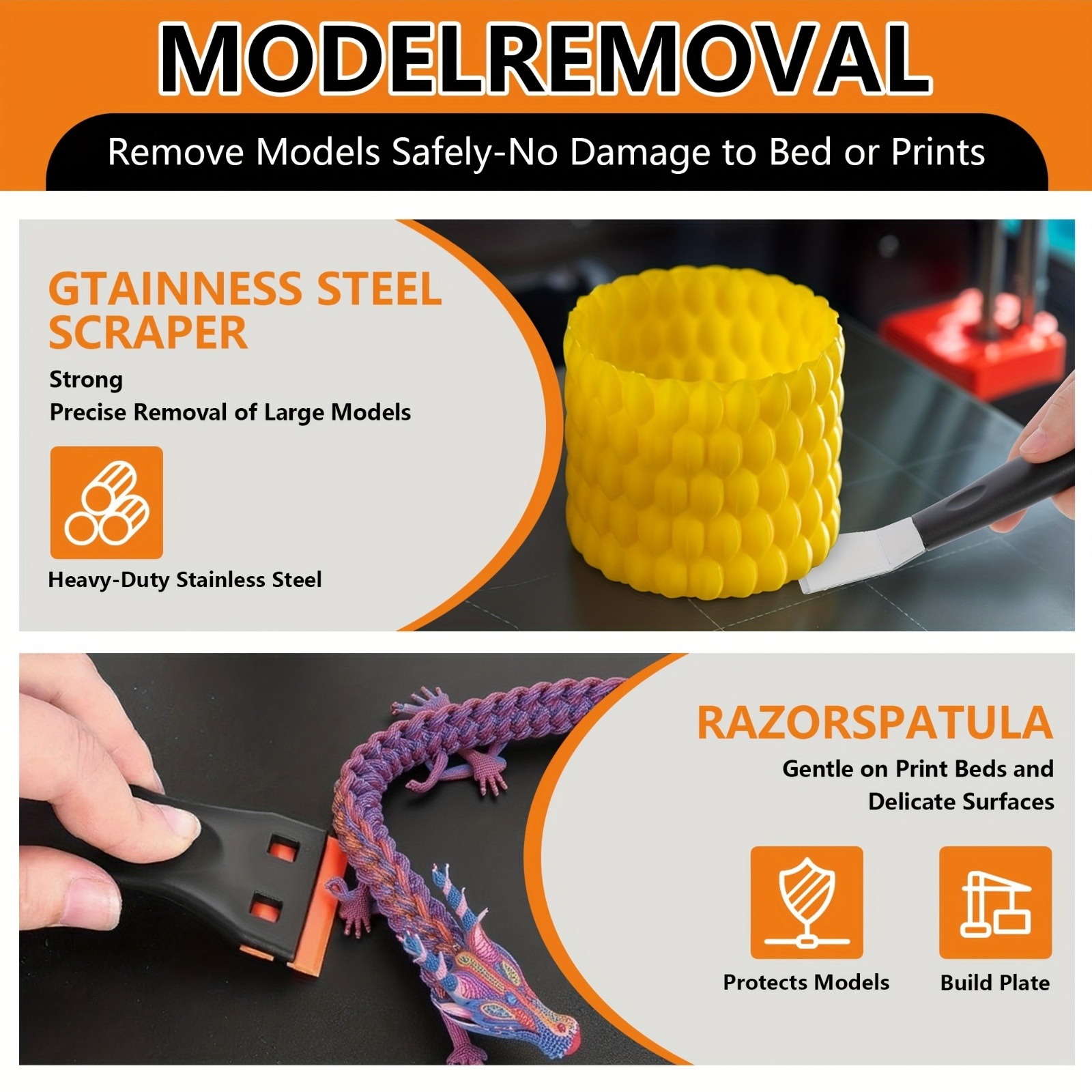 3D Printer Tools Kit, 33pcs 3D - Tools Vape ulasan dan harga