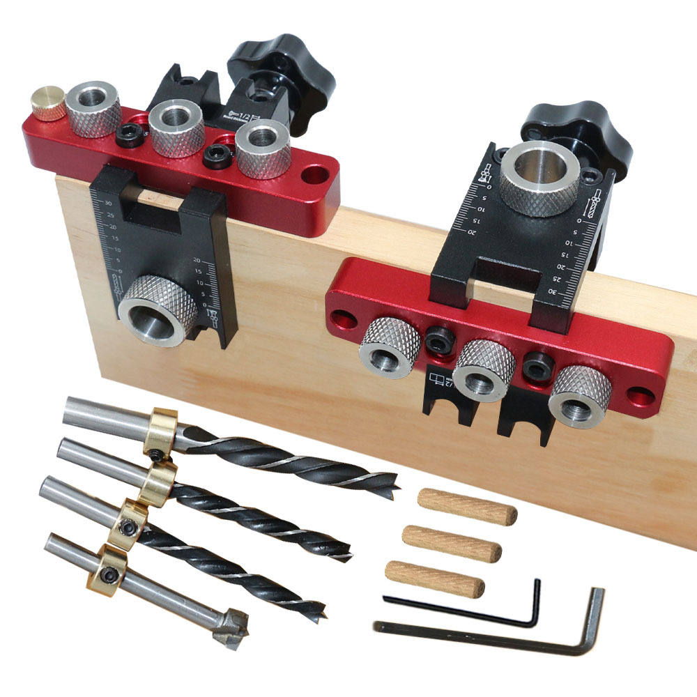 3 In 1 Universal Dowel & Pocke - Dowel Jig Kit ulasan dan harga