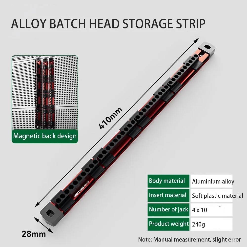 Magnetic Screwdriver Bit Holde - Workshop Tools Organizer ulasan dan harga