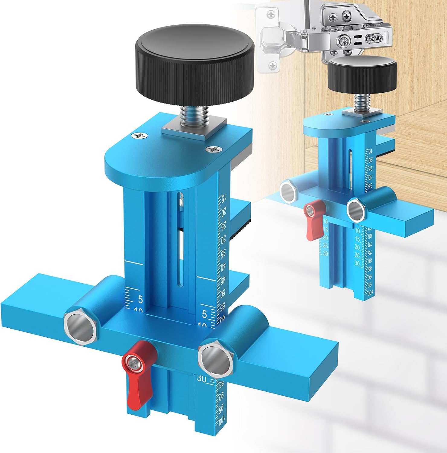 3 in 1 Cabinet Door Mounting J - Dowel Jig Kit ulasan dan harga