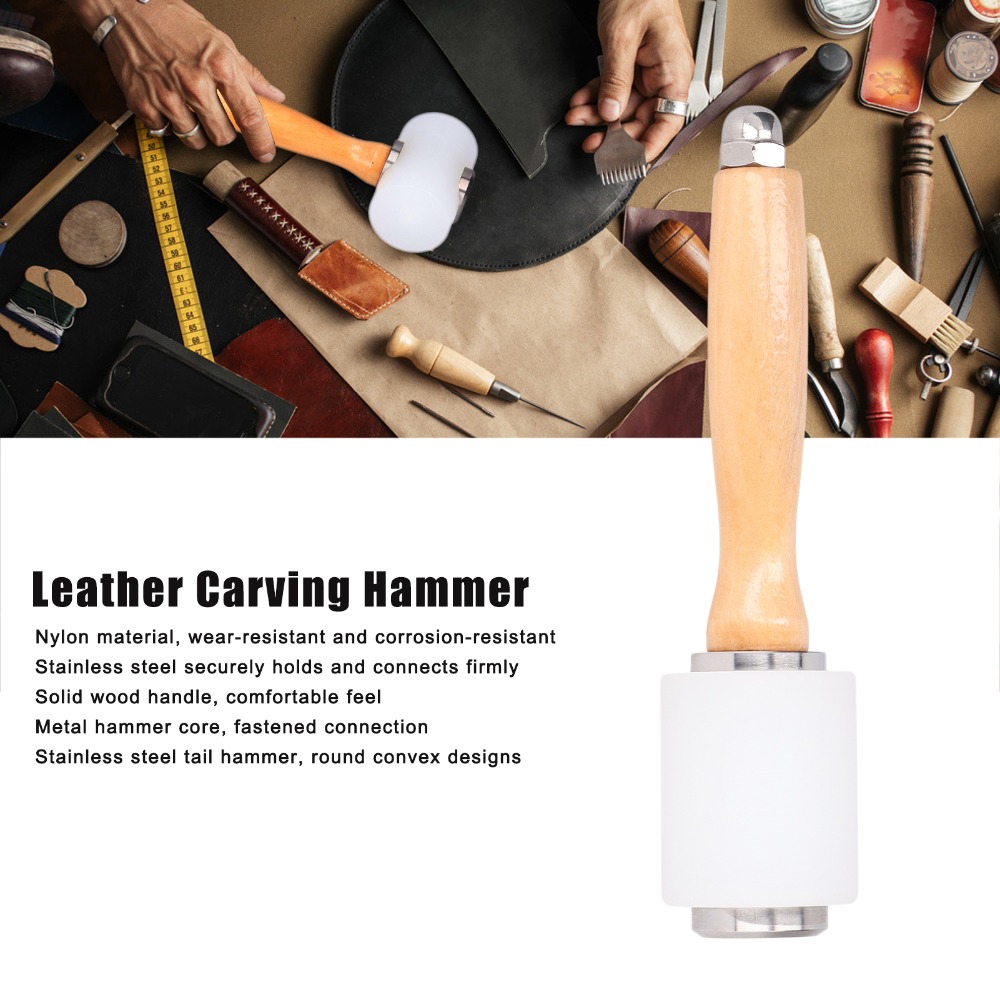 Multiple Materials Leather Car - Mallet Wood Carving ulasan dan harga