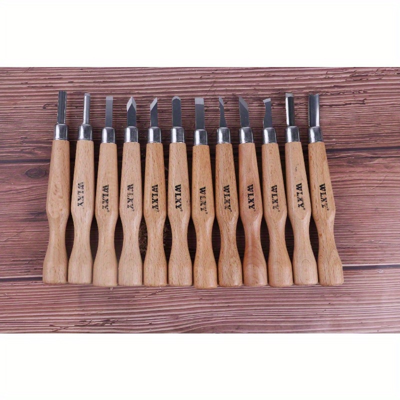 Set Of 12 Professional Wooden  - Chisel Set Wood ulasan dan harga