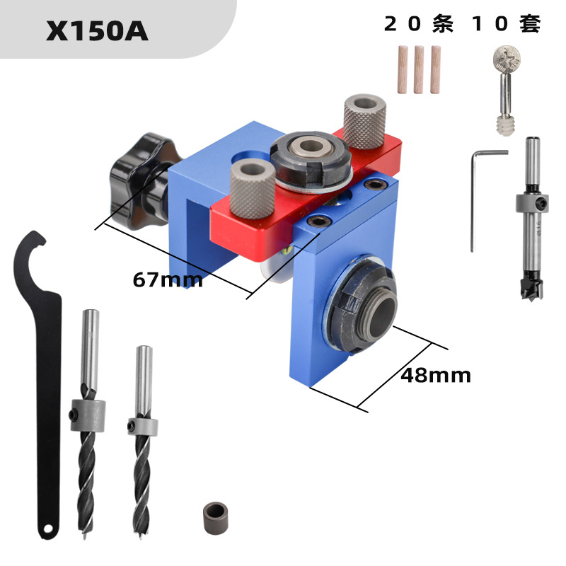 TEBAK W-136 Pocket Hole Jig Ki - Dowel Jig Kit ulasan dan harga
