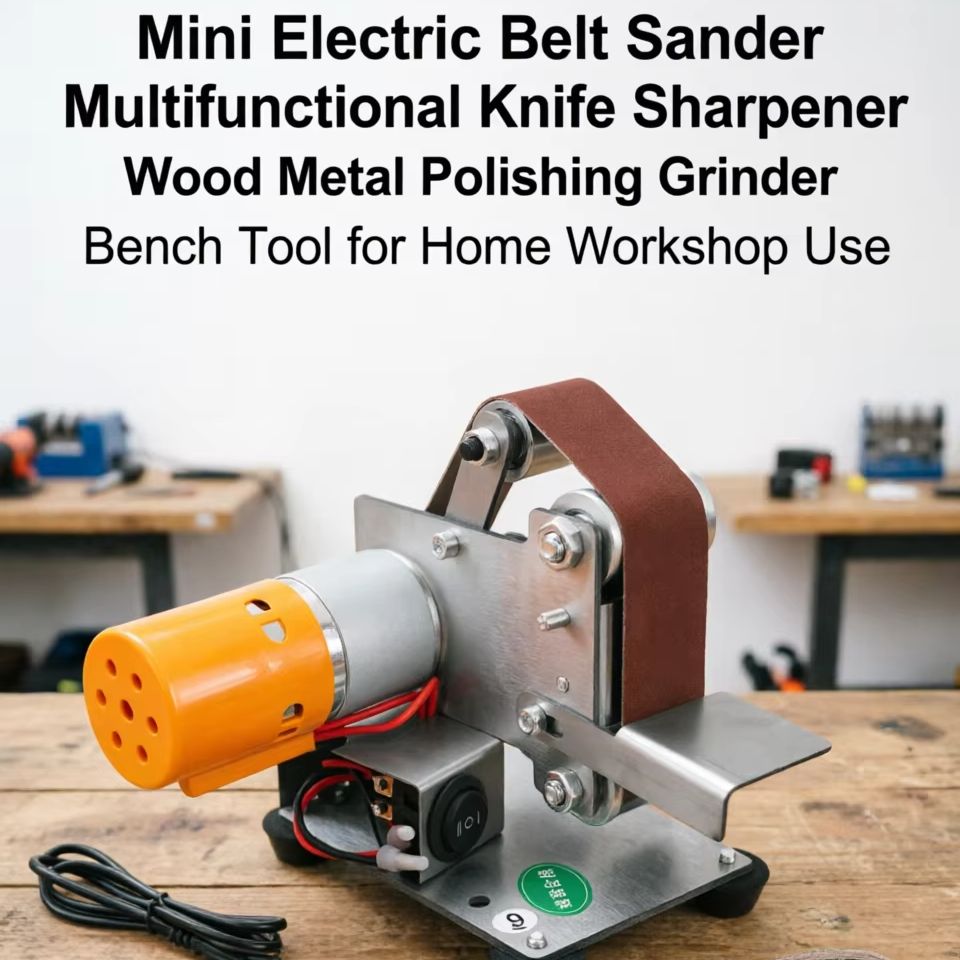 Mini Electric Belt Sander Mult - Workshop Tools Knife Sharpener ulasan dan harga