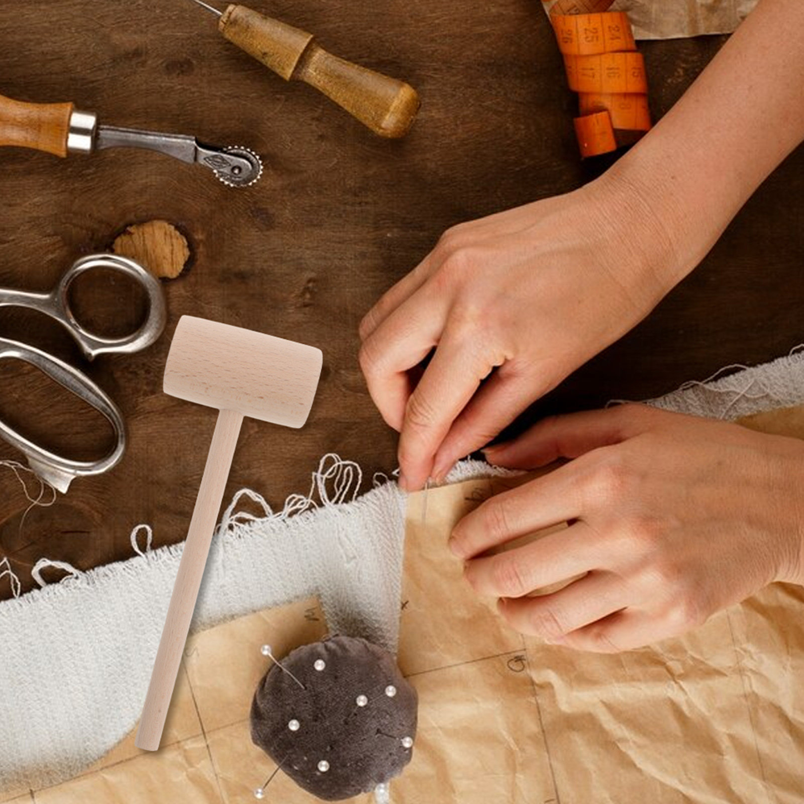 DIY Wooden Hammer for Crafts W - Mallet Wood Carving ulasan dan harga