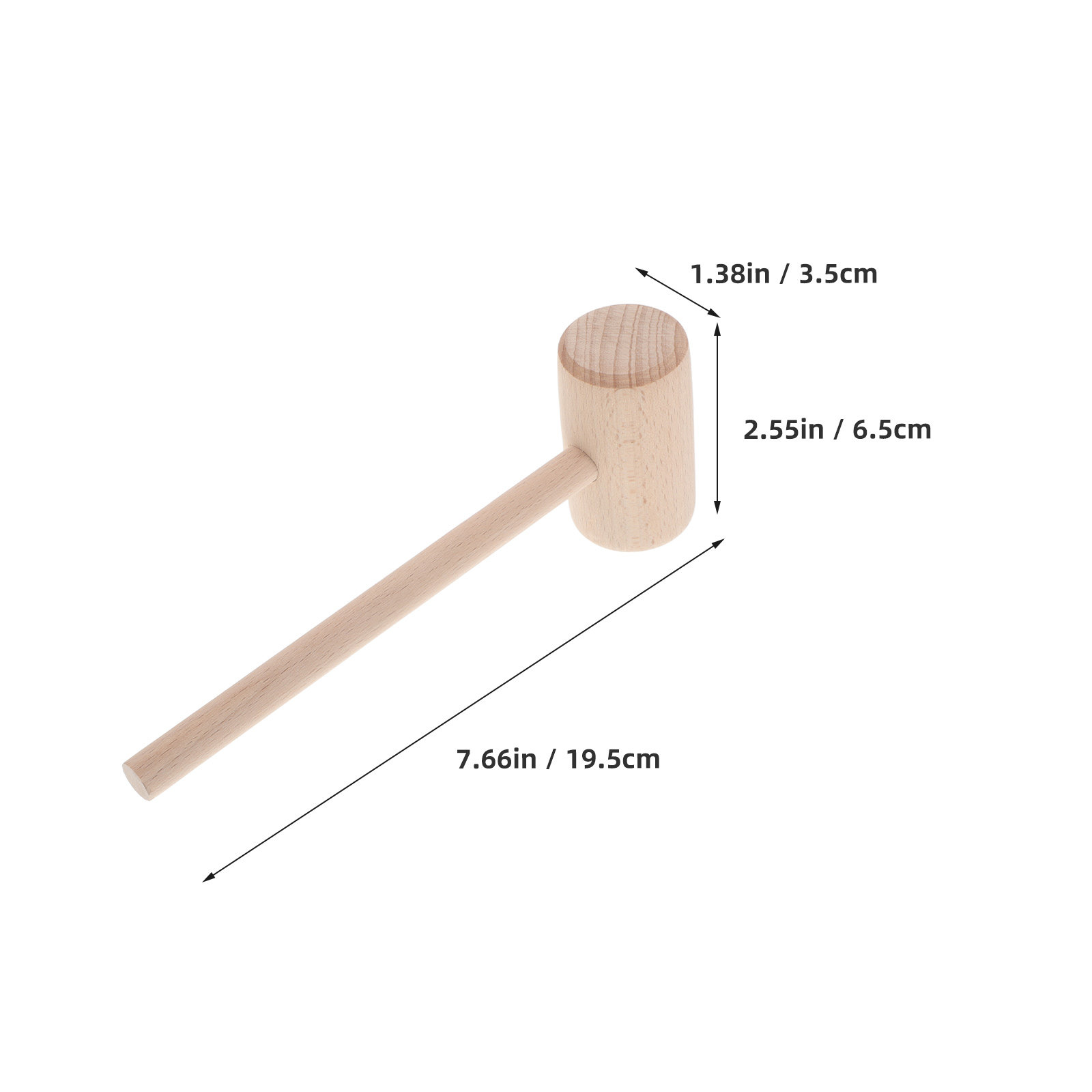 Crafts Wooden Hammer DIY Woodw - Mallet Wood Carving ulasan dan harga
