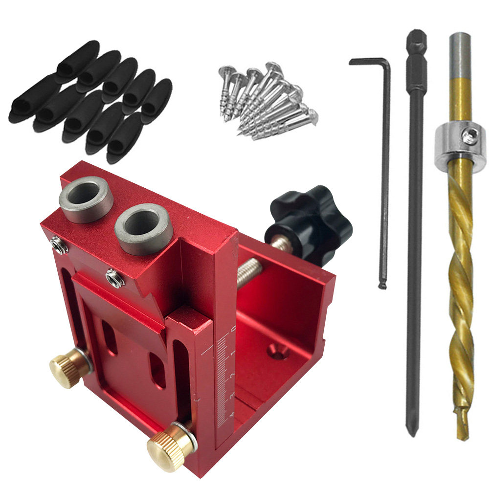 Pocket Hole Jig 1 Set 15 Degre - Dowel Jig Kit ulasan dan harga