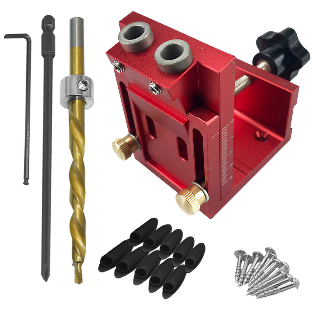Pocket Hole Jig 1 Set 15 Degre - Dowel Jig Kit ulasan dan harga