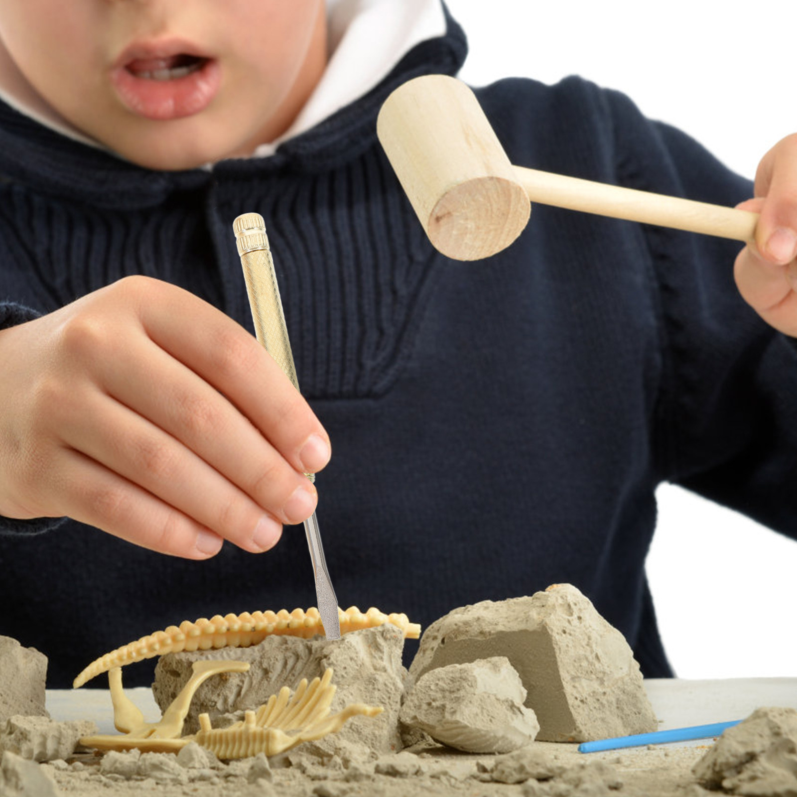 1Set Kid Excavation Tool Set S - Chisel Set Wood ulasan dan harga