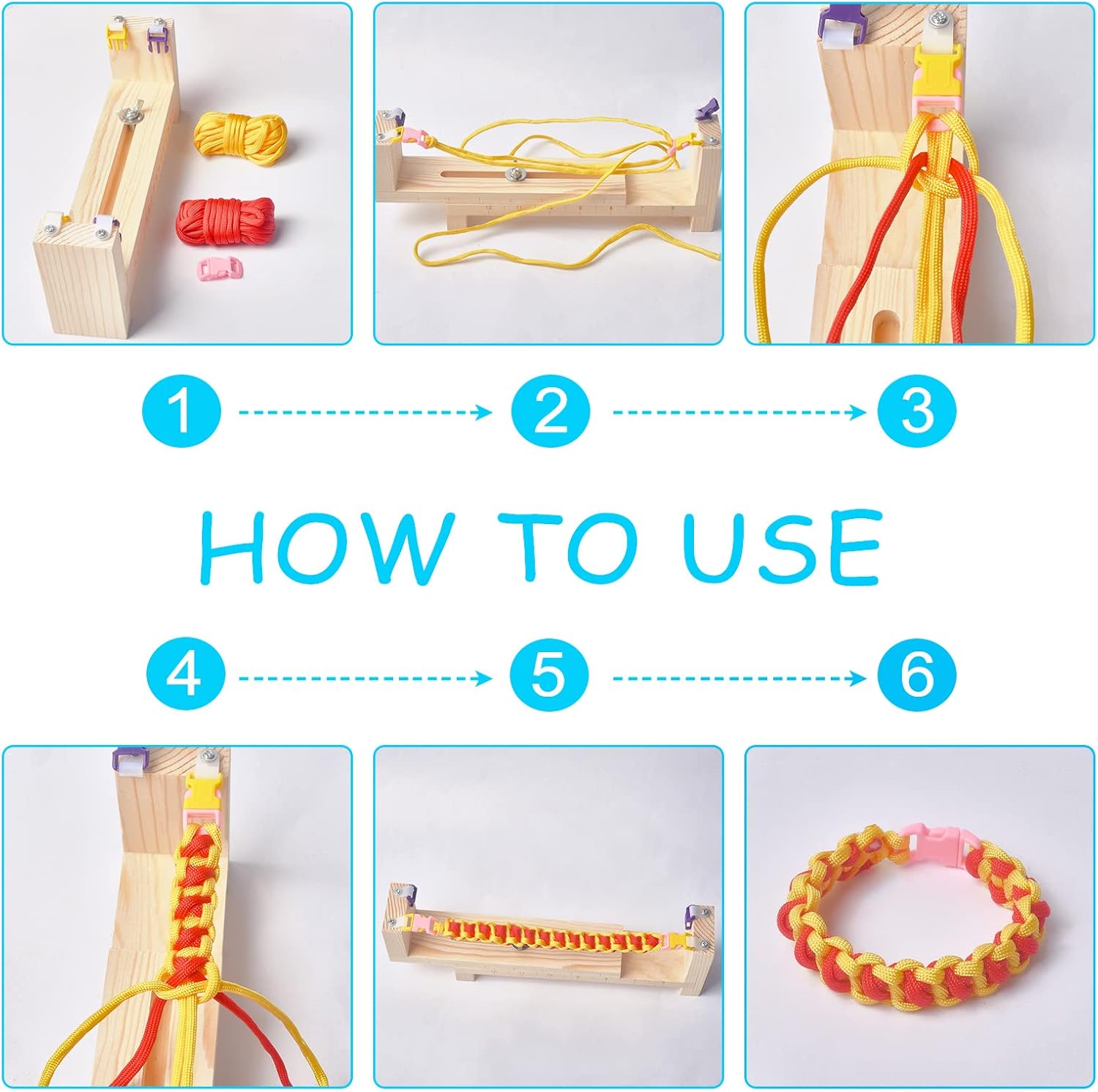 Wood Paracord Jig Bracelet Mak - Dowel Jig Kit ulasan dan harga