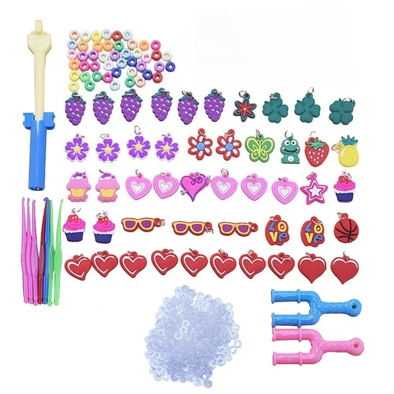 DIY Handmade Rubber Bands Loom - Tools Workshop Kids ulasan dan harga