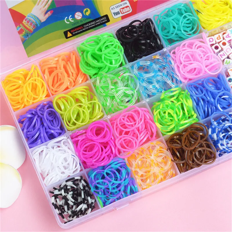 DIY Handmade Rubber Bands Loom - Tools Workshop Kids ulasan dan harga